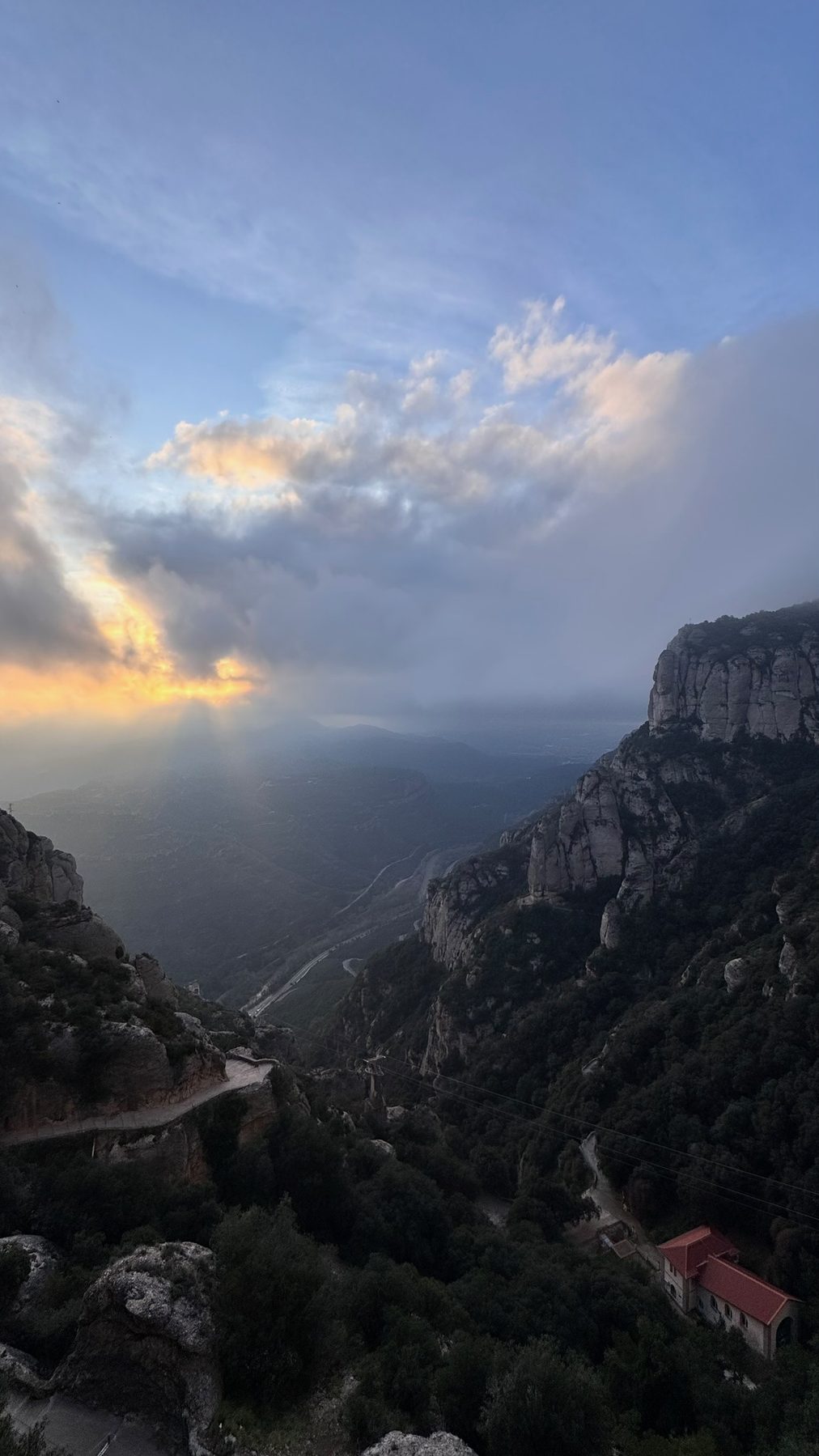 Montserrat mountain landscape